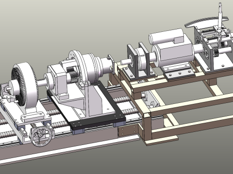 Помилка повернення прецизійного планетарного редуктора та пристрій вимірювання жорсткості SolidWorks з можливістю редагування 3D Модель