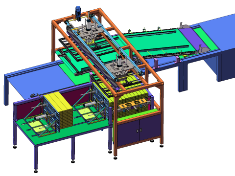 रॉक वूल फीडर सॉलिडवर्क्स संपादन योग्य 3D मॉडल