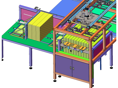 रॉक वूल फीडर सॉलिडवर्क्स संपादन योग्य 3D मॉडल