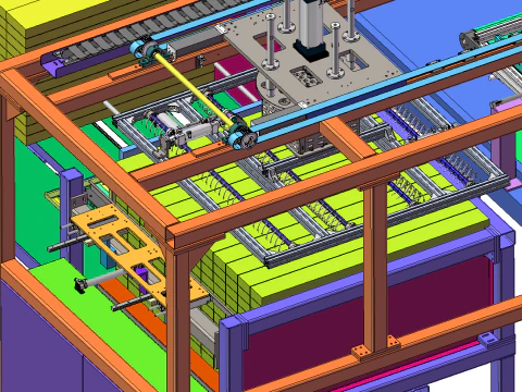 Rock wool feeder SolidWorks editable 3D Model