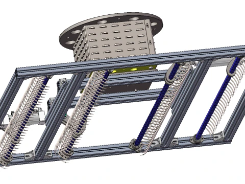Rock wool feeder SolidWorks editable 3D Model