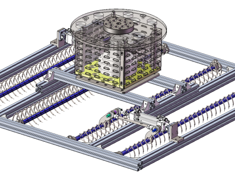 रॉक वूल फीडर सॉलिडवर्क्स संपादन योग्य 3D मॉडल