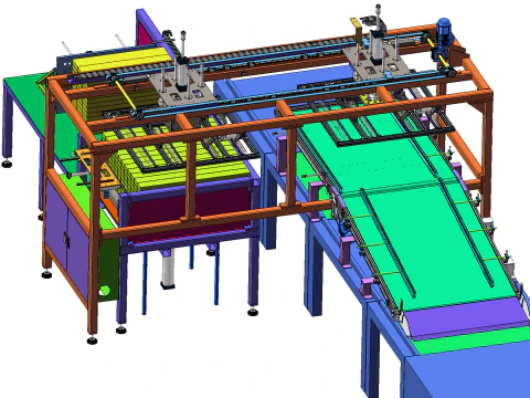 Rock wool feeder SolidWorks editable 3D Model