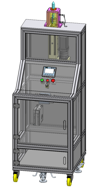 Attrezzatura per il rilevamento degli urti SolidWorks 3D Modello 3D .c4d .max .obj .3ds .fbx .stl .blend 