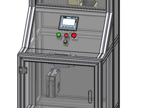 冲击检测设备 SolidWorks 3D 3D 模型
