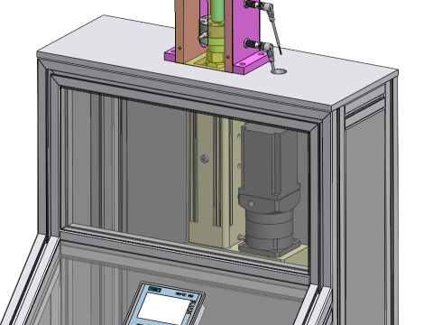 Attrezzatura per il rilevamento degli urti SolidWorks 3D Modello 3D