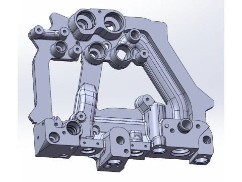 Single Tank Cleaning Machine SolidWorks editable 3D Model