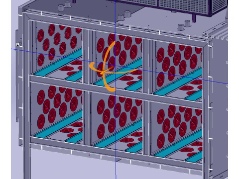 Automotive Interior Preheating Room SolidWorks 3D 3D Model