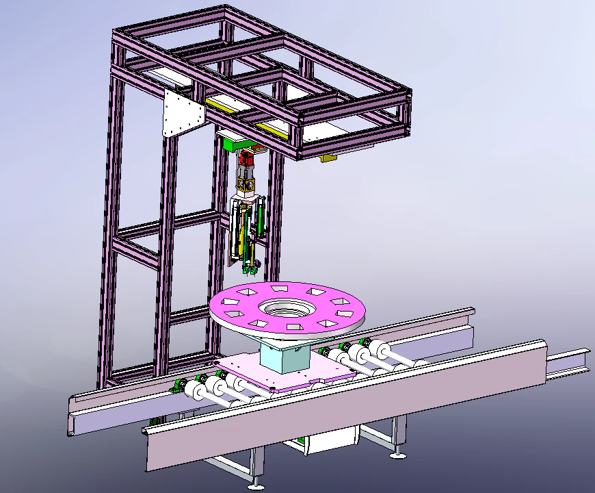 Flatness detection equipment SolidWorks 3D 3D Model .c4d .max .obj .3ds .fbx .stl .blend