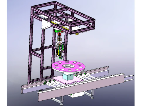 Equipamento de detecção de planicidade SolidWorks 3D Modelo 3D