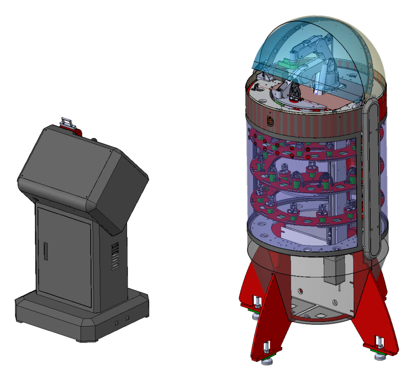 ロボット自動掴み人形組立ゲーム装置 SolidWorks 3D 3Dモデル .c4d .max .obj .3ds .fbx .stl .blend 