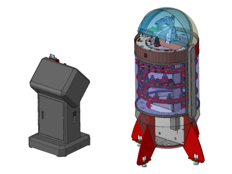 ロボット自動掴み人形組立ゲーム装置 SolidWorks 3D 3Dモデル