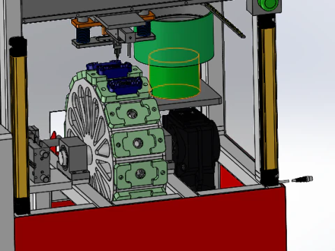 Sealing press fitting workstation SolidWorks 3D 3D Model