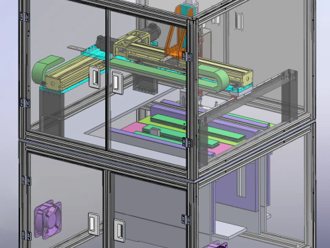 Układarka SolidWorks 3D Model 3D