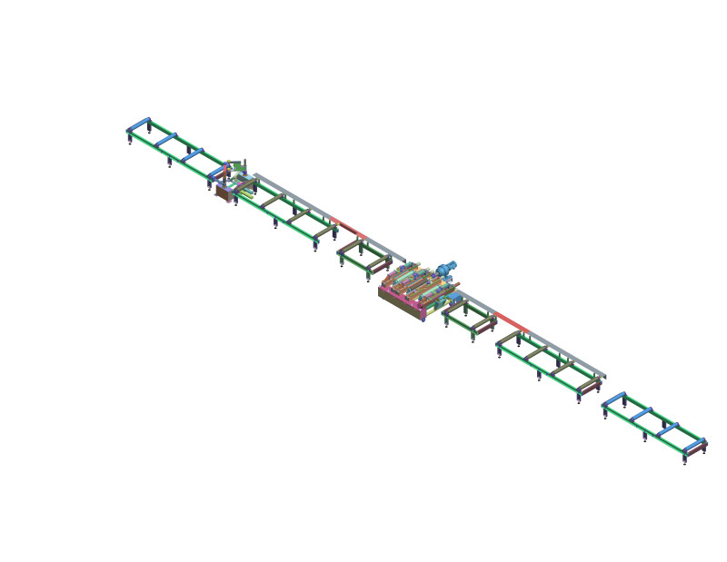 1800 H빔 조립 기계 SolidWorks 편집 가능 3D 모델 .c4d .max .obj .3ds .fbx .stl .blend 