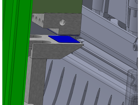 Impressão e colagem instantânea TCS - etiquetadora automática com mecanismo de came SolidWorks editável Modelo 3D