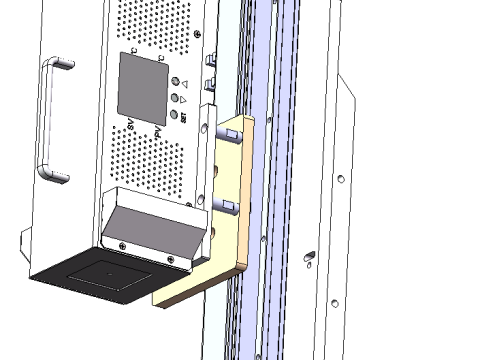 Восьмистанционное заводское инспекционное оборудование SolidWorks, редактируемое 3D Модель