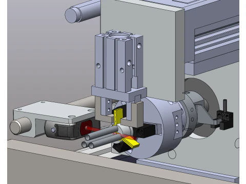 Electronic cigarette multi-core bracket assembly SolidWorks editable 3D Model
