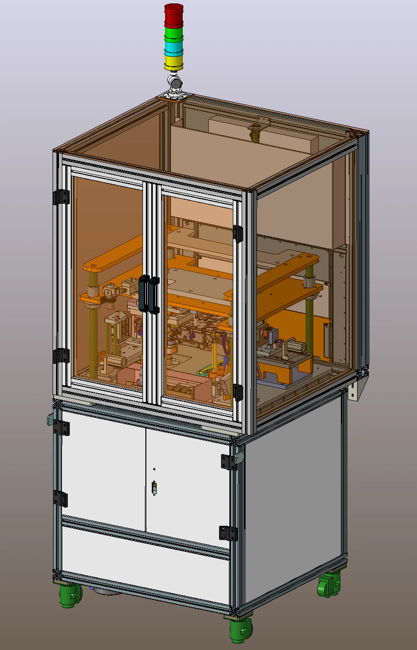 Fasi testing machine SolidWorks editable 3D Model .c4d .max .obj .3ds .fbx .stl .blend 