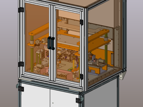 Машина для тестування Fasi SolidWorks з можливістю редагування 3D Модель