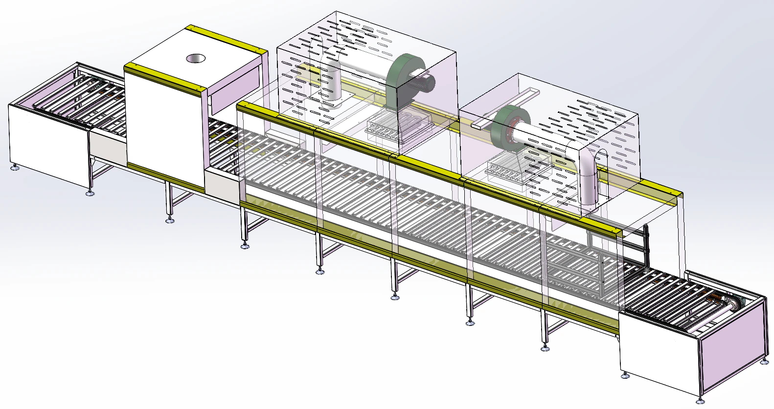 Drying Line SolidWorks 3D 3D Model .c4d .max .obj .3ds .fbx .stl .blend 