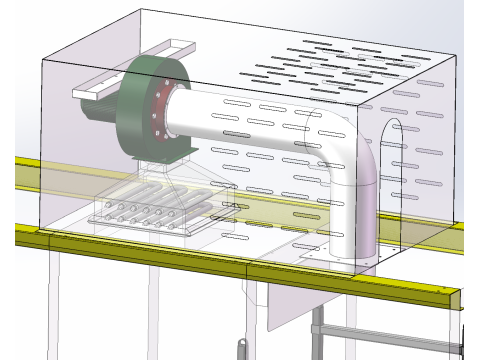 건조 라인 SolidWorks 3D 3D 모델