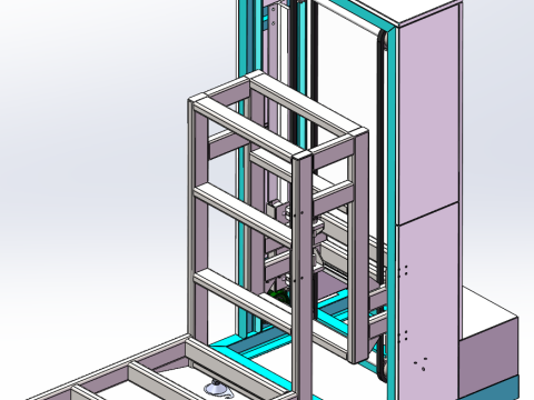 Reinigungsaufzug SolidWorks 3D 3D Modell