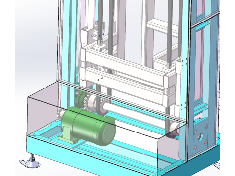 Cleaning elevator SolidWorks 3D 3D Model