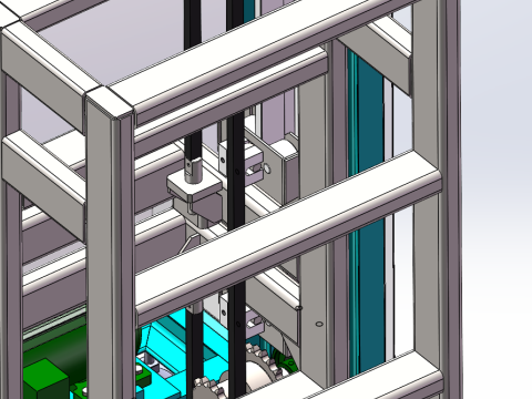 Cleaning elevator SolidWorks 3D 3D Model