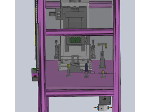门板冲压工作站 SolidWorks 3D 3D 模型