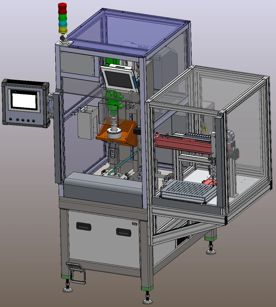 Spray nozzle automatic pressure packaging machine SolidWorks 3D 3D Model .c4d .max .obj .3ds .fbx .stl .blend 