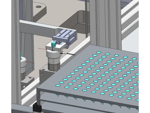 Spray nozzle automatic pressure packaging machine SolidWorks 3D 3D Model