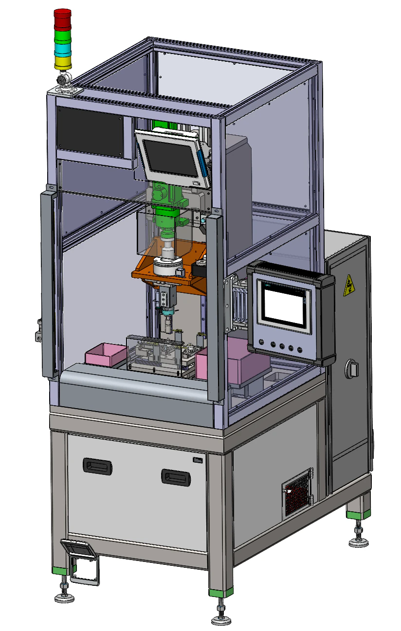 Bearing press fitting machine SolidWorks 3D 3D Model .c4d .max .obj .3ds .fbx .stl .blend 