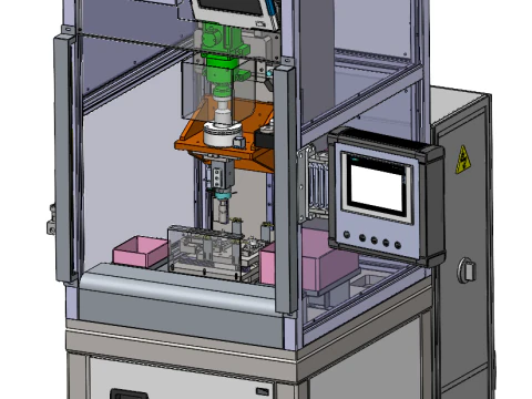 M&aacute;quina de prensar rolamentos SolidWorks Modelo 3D Modelo 3D