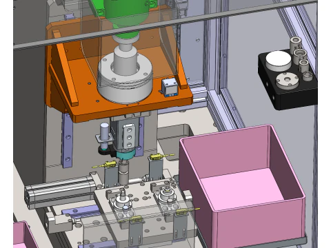 Bearing press fitting machine SolidWorks 3D 3D Model