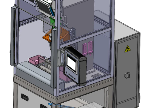 Bearing press fitting machine SolidWorks 3D 3D Model