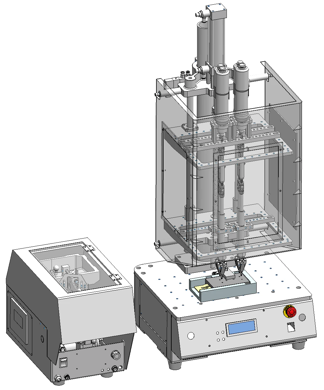 Desktop four axis locking screw machine SolidWorks 3D 3D Model .c4d .max .obj .3ds .fbx .stl .blend 