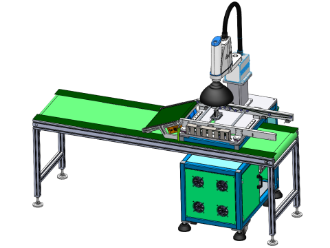 Перевірка AOI матеріалів для верхньої та нижньої доріжок у SolidWorks 3D 3D Модель