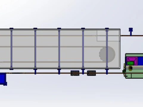 Suspension Chain Drying Line SolidWorks 3D 3D Model