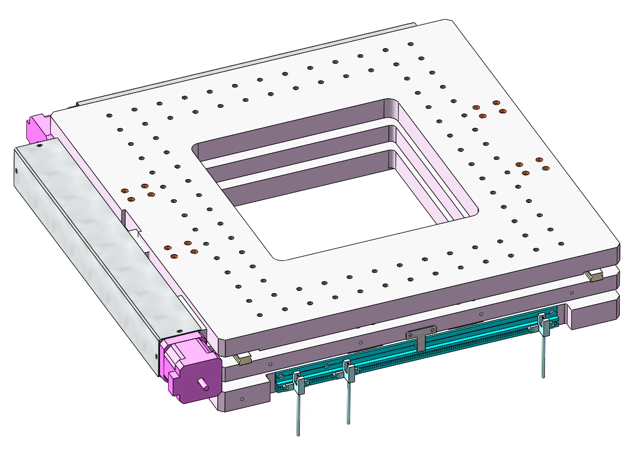 XY alignment platform SolidWorks editable 3D Model .c4d .max .obj .3ds .fbx .stl .blend 
