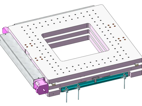 XY アライメント プラットフォーム SolidWorks 編集可能 3Dモデル