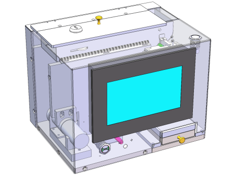 Точечная подача - винт M3M4 универсальный SolidWorks редактируемый 3D Модель