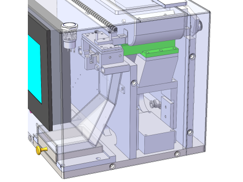 Точечная подача - винт M3M4 универсальный SolidWorks редактируемый 3D Модель