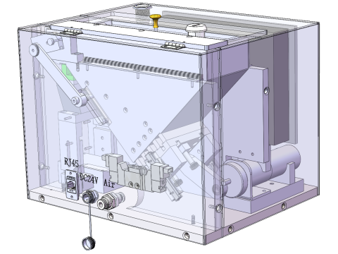 Точечная подача - винт M3M4 универсальный SolidWorks редактируемый 3D Модель