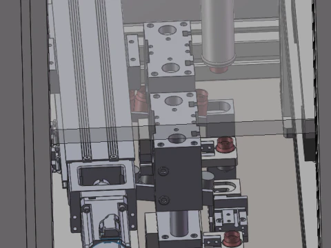 Electronic cigarette thread detection machine SolidWorks editable 3D Model