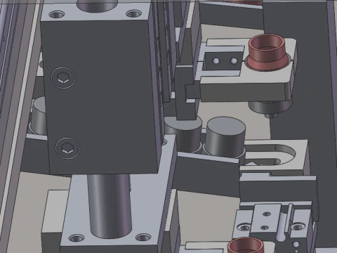 Electronic cigarette thread detection machine SolidWorks editable 3D Model