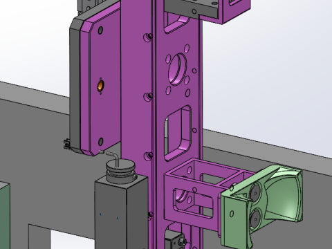 사출 성형기 및 공급 메커니즘 SolidWorks 편집 가능 3D 모델