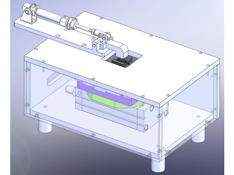 Induktivit&auml;t ganzer Pin-Maschine SolidWorks bearbeitbar 3D Modell