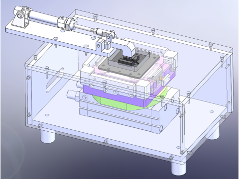 Indukcyjność maszyny z całym kołkiem SolidWorks edytowalna Model 3D