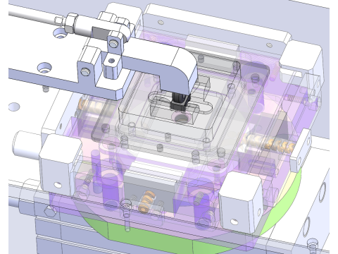 Indukcyjność maszyny z całym kołkiem SolidWorks edytowalna Model 3D
